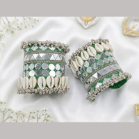 SNERA Glamorous Mirror And Shell Bracelet