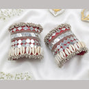 SNERA Glamorous Mirror And Shell Bracelet