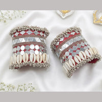 SNERA Glamorous Mirror And Shell Bracelet