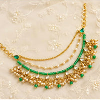 SNERA Delicate Pota Stone And Pearl Hair Accessories For Women