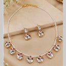 SNERA Luxury Look Polki Kundan Stone And Pearl Necklace Set