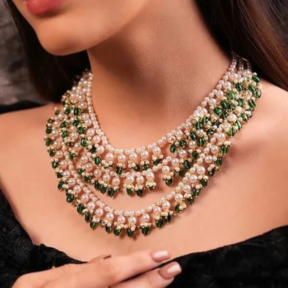 SNERA Stylish Traditional Pearl Necklace for Women