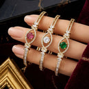 SNERA Glamorous American Diamond Party Wear Bracelet
