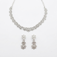 Darshana Jewels Glamorous Austrian Stone  Necklace Set (Set of 3)