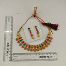 Urthn Gold Plated Pearl & Crystal Necklace Set for Women Traditional Jewellery (pack Of 3)