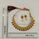 Urthn Gold Plated Pearl & Crystal Necklace Set for Women Traditional Jewellery (Pack of 6)
