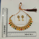Urthn Gold Plated Pearl & Crystal Necklace Set for Women Traditional Jewellery (Pack of 6)