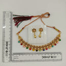 Urthn Gold Plated Pearl & Crystal Necklace Set for Women Traditional Jewellery (Pack of 6)