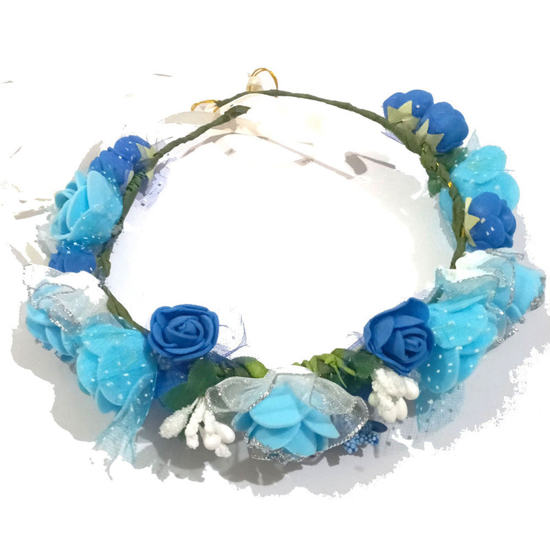 Kavya's Kreation Floral Tiara