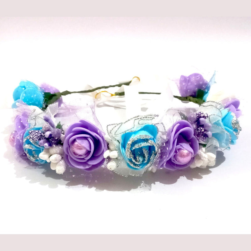 Kavya's Kreation Floral Tiara