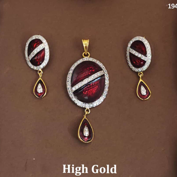 Everlasting Quality Jewels Gold Plated Pendant Set