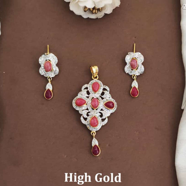 Everlasting Quality Jewels Gold Plated Pendant Set