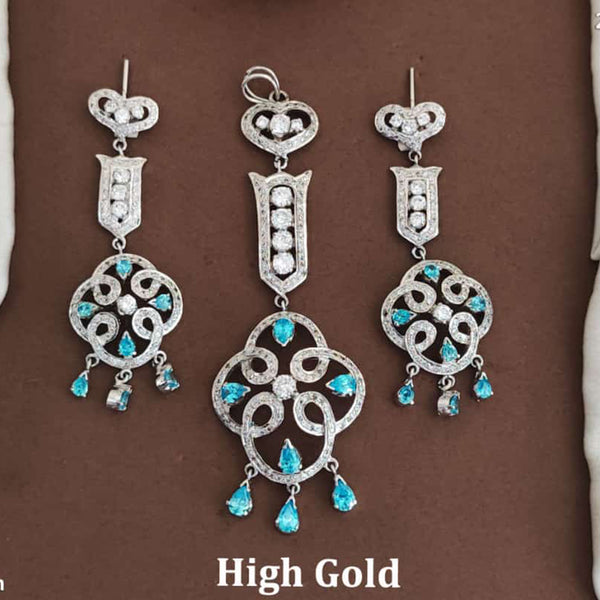 Everlasting Quality Jewels Silver Plated Pendant Set