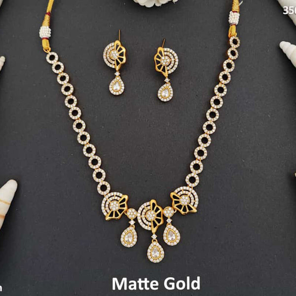 Everlasting Quality Jewels Gold Plated Austrian Stone Necklace Set