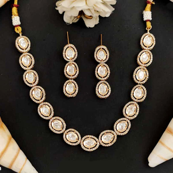 Everlasting Quality Jewels Gold Plated Crystal And Austrian Necklace Set