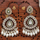 Everlasting Quality Jewels Gold Plated Kundan Dangler Earrings