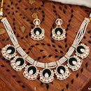 Everlasting Quality Jewels Gold Plated Kundan Stone And Pearls Necklace Set