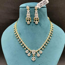 Everlasting Quality Jewels Gold Plated American Diamond Necklace Set
