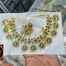 Everlasting Quality Jewels Pearl and Kundan Floral Necklace Set