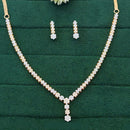 Everlasting Quality Jewels Floral Drop Necklace Set with Matching Earrings