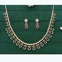 Everlasting Quality Jewels Contemporary Loop Design Necklace Set 