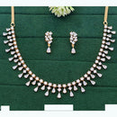 Everlasting Quality Jewels Dazzle in Style with American Diamond Necklace Set