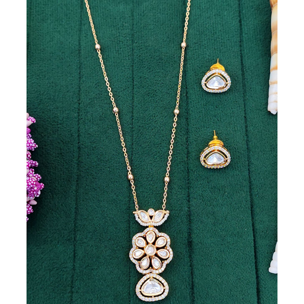 Everlasting Quality Jewels Timeless Polki Kundan And Pearls Long Necklace Set