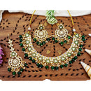 Everlasting Quality Jewels Graceful Kundan and Pearl Necklace Set