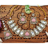 Everlasting Quality Jewels Elegant Austrian And Crystal Stone Necklace Set