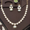 Everlasting Quality Jewels Handcrafted Polki Kundan Necklace Set