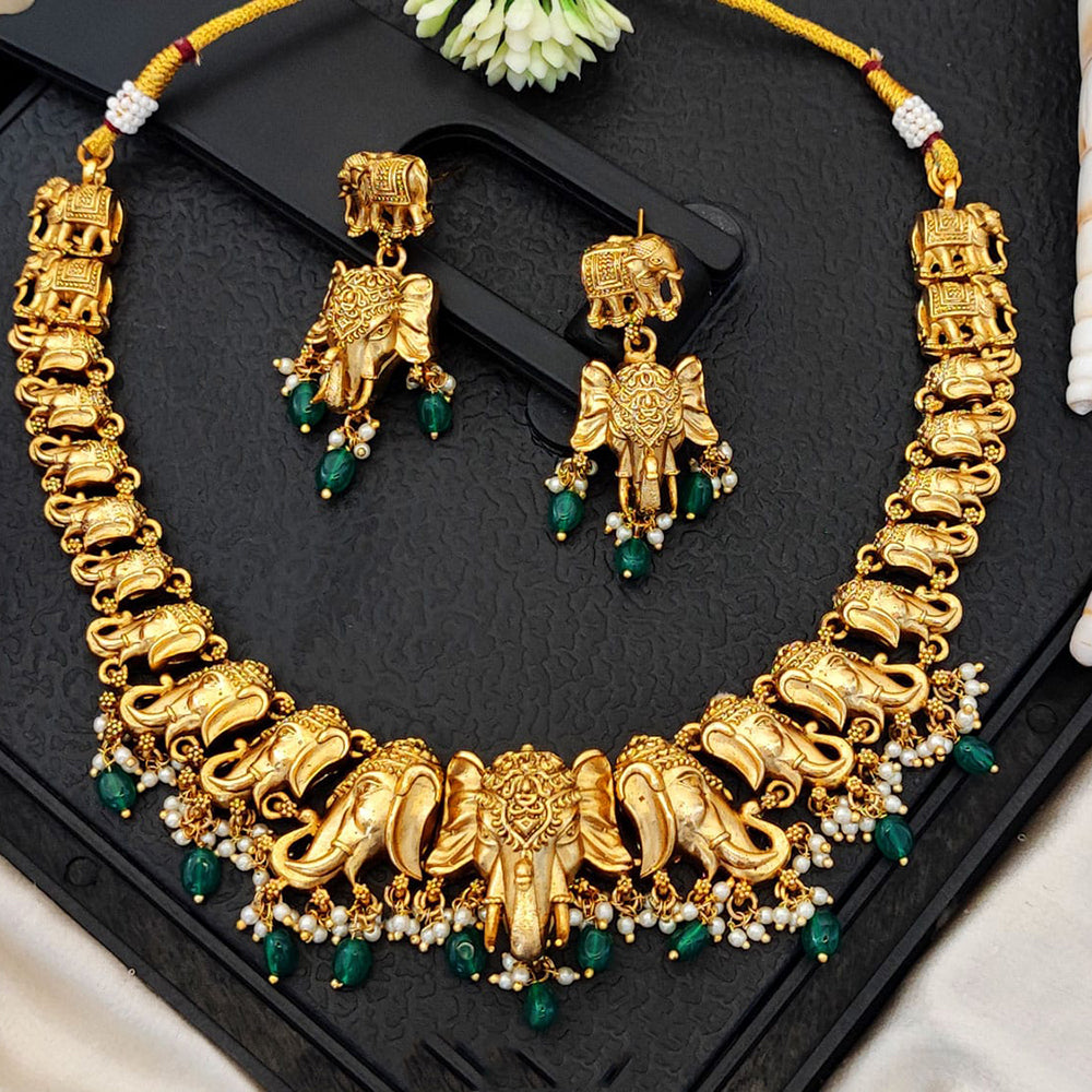 Everlasting Quality Jewels Timeless Pota Stone And Pearl Necklace Set