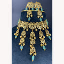 Everlasting Quality Jewels Royal Pota Stone And Beads Choker Necklace Set