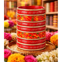 Everlasting Quality Jewels Traditional Lehti Bangles Set