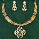 Everlasting Quality Jewels Shimmering American Diamond Necklace Set