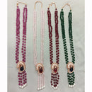 MG Beads Royal Look Pota Stone And Beaded Long Necklace
