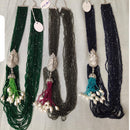 MG Beads Royal Look Austrian Stone And Beaded Long Necklace