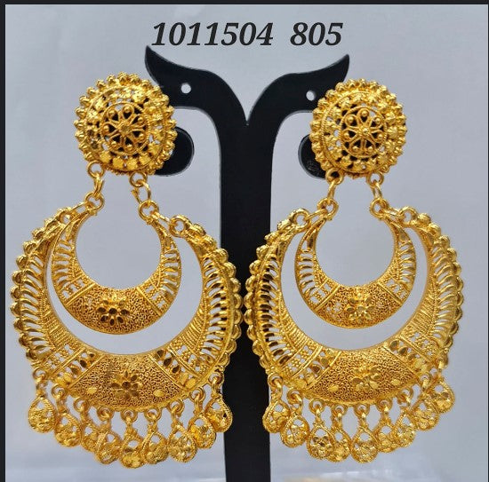 Darshana Jewels Dye Gold Dangler Earrings