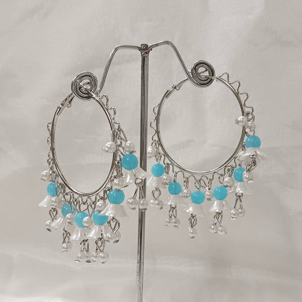 Darshana Jewels Silver Plated Dangler Earrings