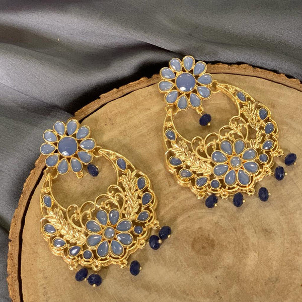 Darshana Jewels Gold Plated Austrian Stone Dangler Earrings