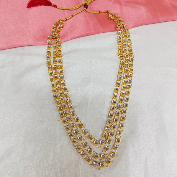 Darshana Jewels Gold Plated Long Necklace Set