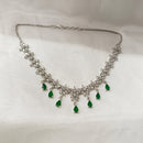 Darshana Jewels Silver Plated AD Stone Necklace