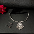 Darshana Jewels Oxidised Plated Necklace Set