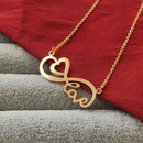 Darshana Jewels Stainless Infinity Love Shape Chain Pendant