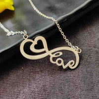Darshana Jewels Infinity Heart Shape Chain Pendant