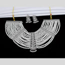 Mahavir Oxidised Plated Choker And Pearls Necklace Set