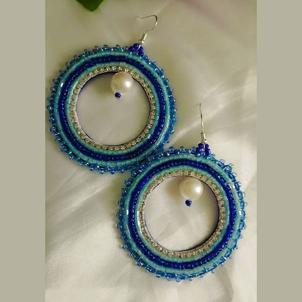 Sanshray Handmade Fancy Beads Dangler Earrings