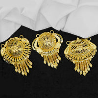 Mahavir Gold Plated Pendant (Assorted Design)