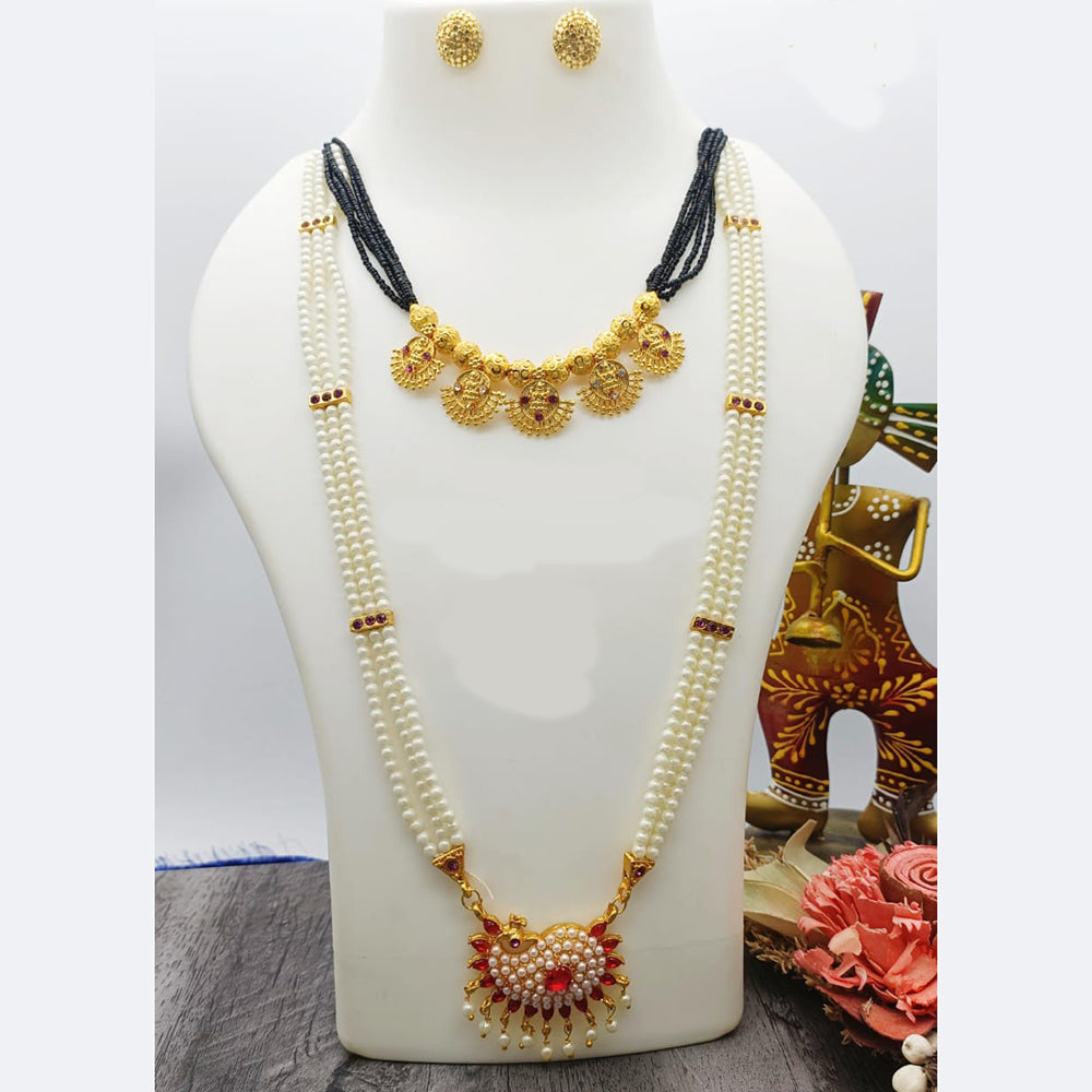 Lalita Creation Gold Plated Combo Set