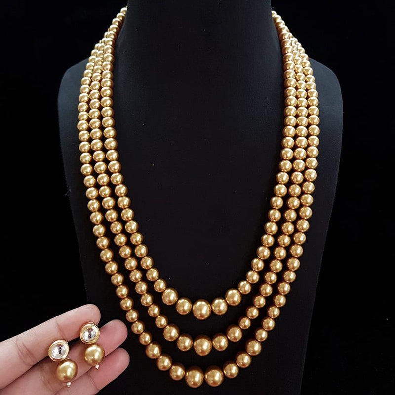 Lalita Creation Beads Multi Layer Necklace Set