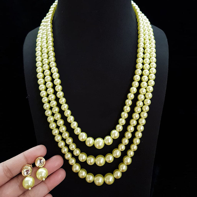 Lalita Creation Beads Multi Layer Necklace Set
